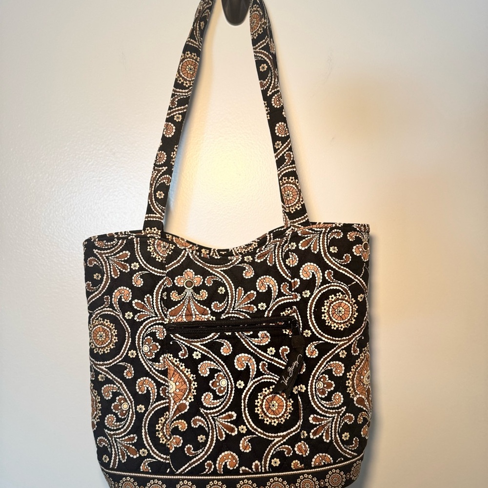 Vera Bradley Boho Paisley Tote Double Strap Shoulder Bag y2k print - FREE Pouch!